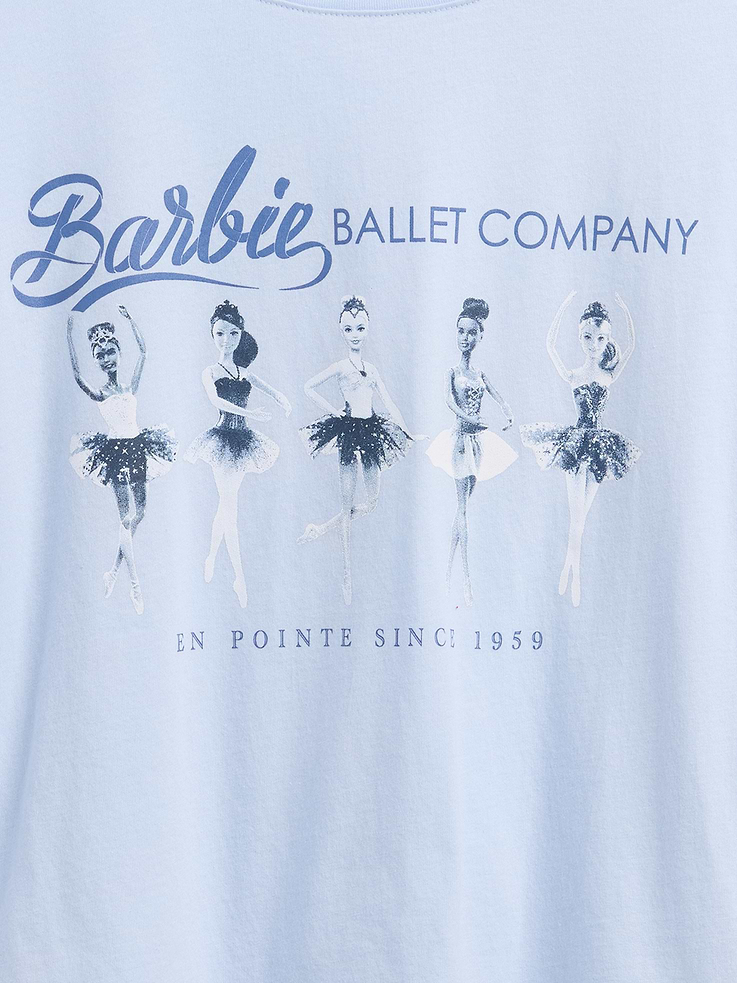 Image number 4 showing, Kids Barbie Oversized Graphic T-Shirt