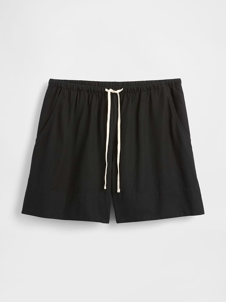 Image number 6 showing, 6" Linen-Blend Easy Shorts