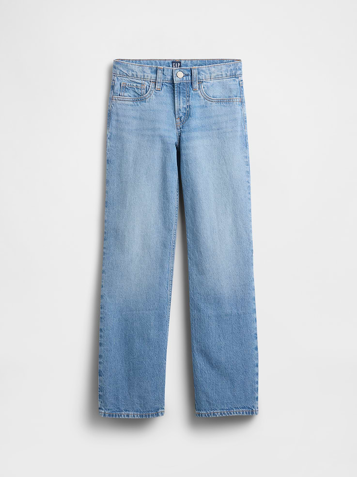 Image number 2 showing, Kids Low Rise Relaxed Straight Jeans