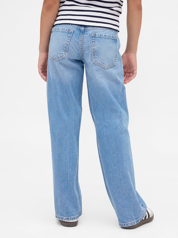 Image number 4 showing, Kids Low Rise Relaxed Straight Jeans