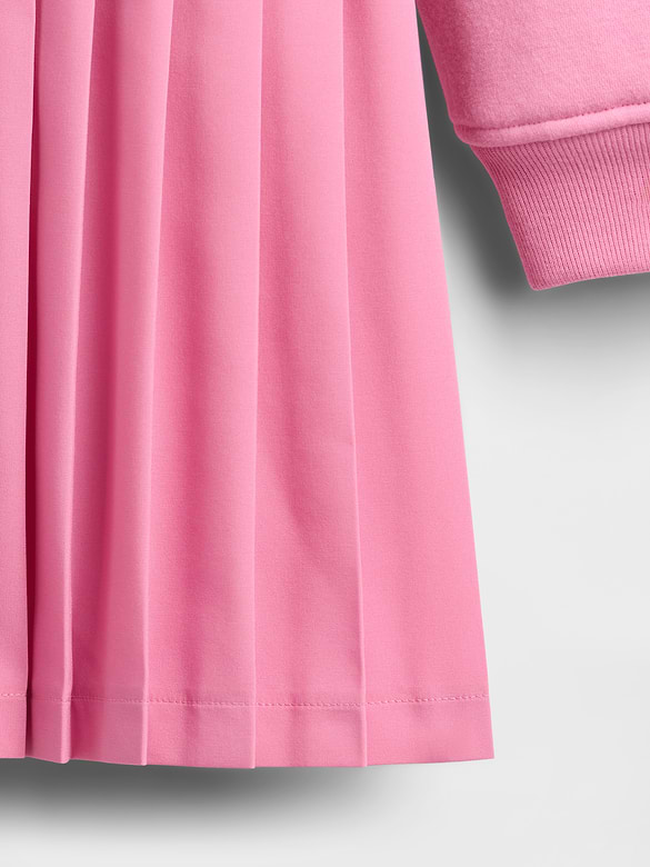 Kids VintageSoft Pleated Sweatshirt Dress