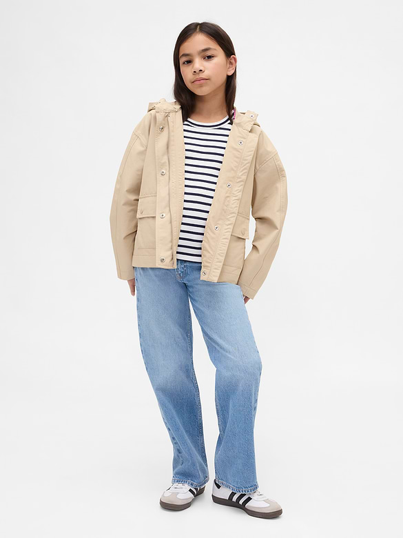 Kids Low Rise Relaxed Straight Jeans