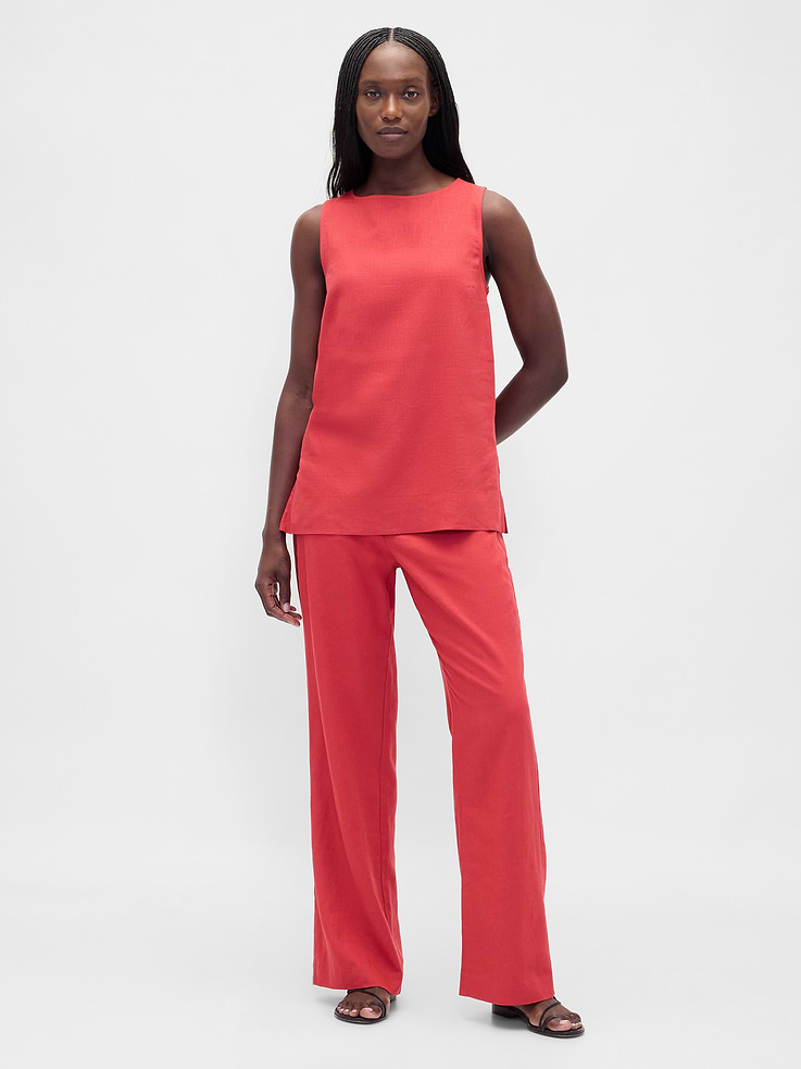 Image 2 de 5, Camisole en mélange de lin