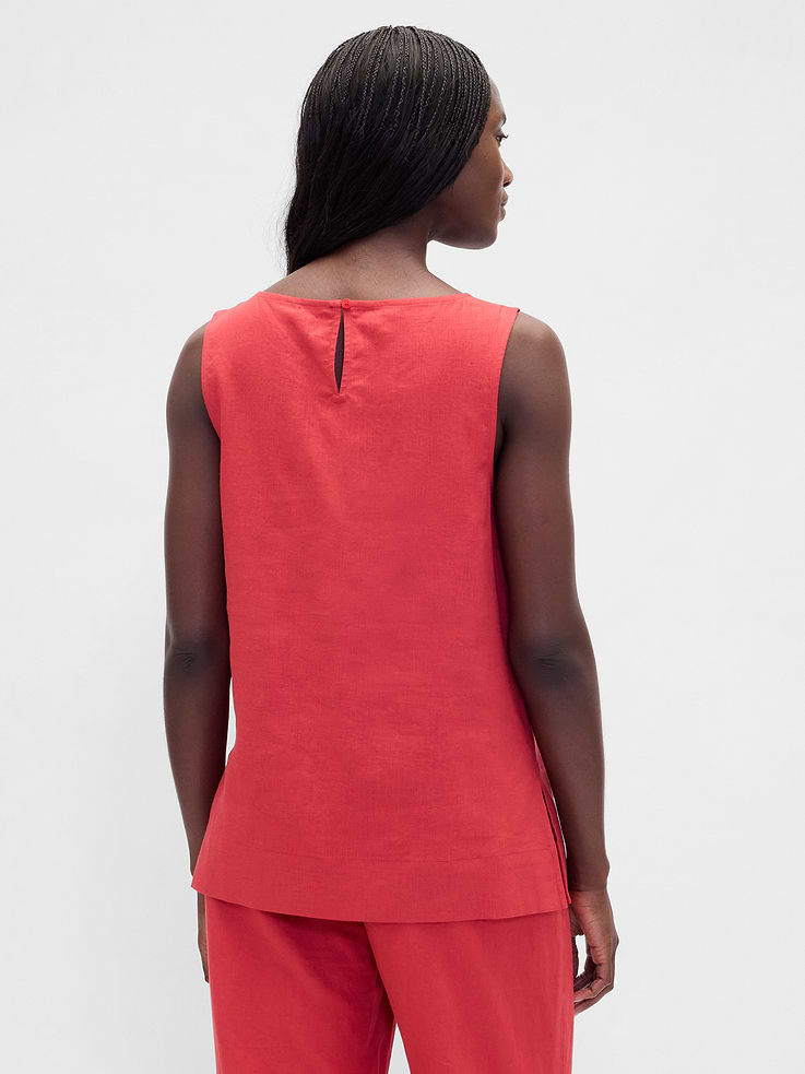 Image 3 de 5, Camisole en mélange de lin
