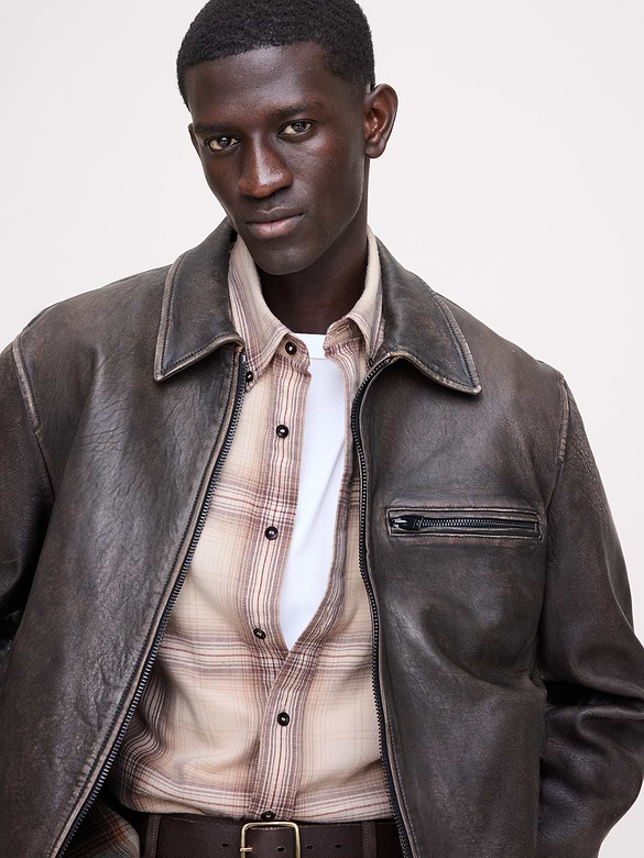 Standard-Fit Lightweight Flannel Shirt