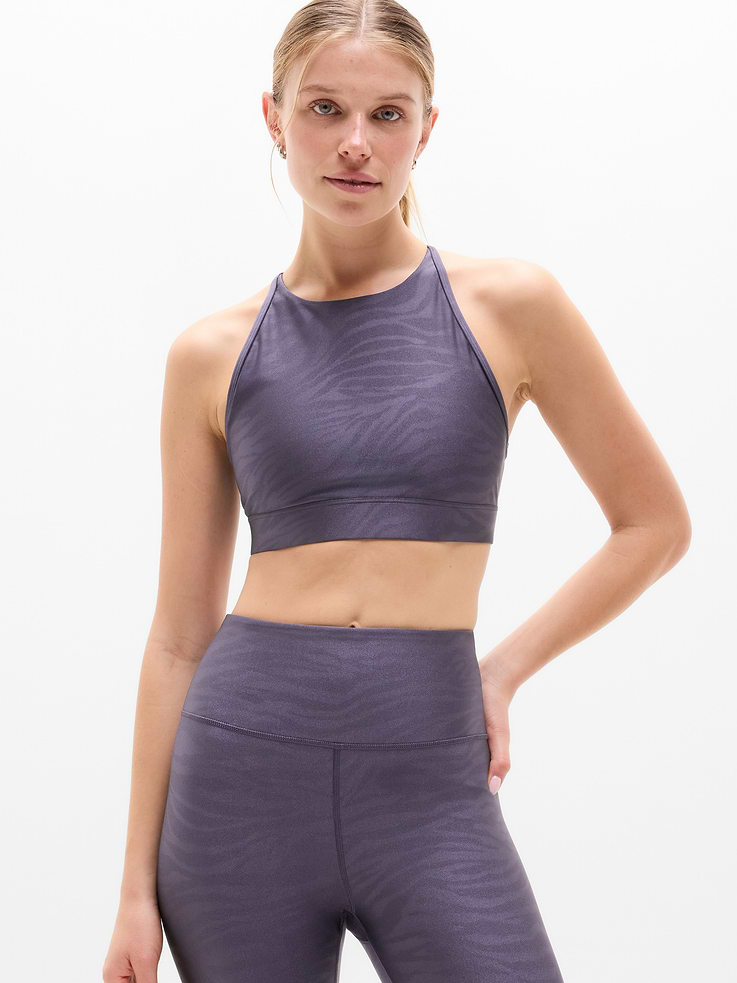 Image number 1 showing, Simone Biles Shine High Neck Bra