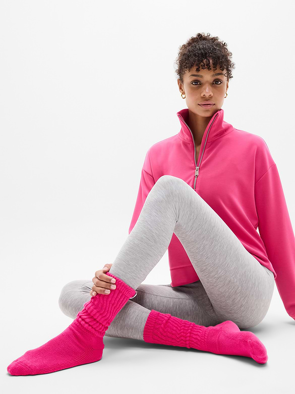 Cloud Scrunch Sock
