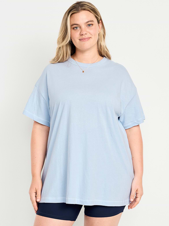 T-shirt tunique passe-partout surdimensionné