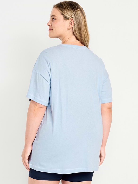 T-shirt tunique passe-partout surdimensionné