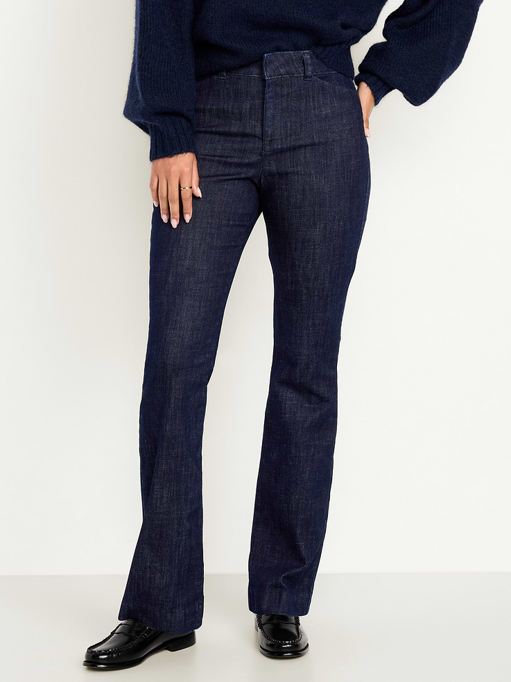 Image number 2 showing, High-Waisted Pixie Flare Pants