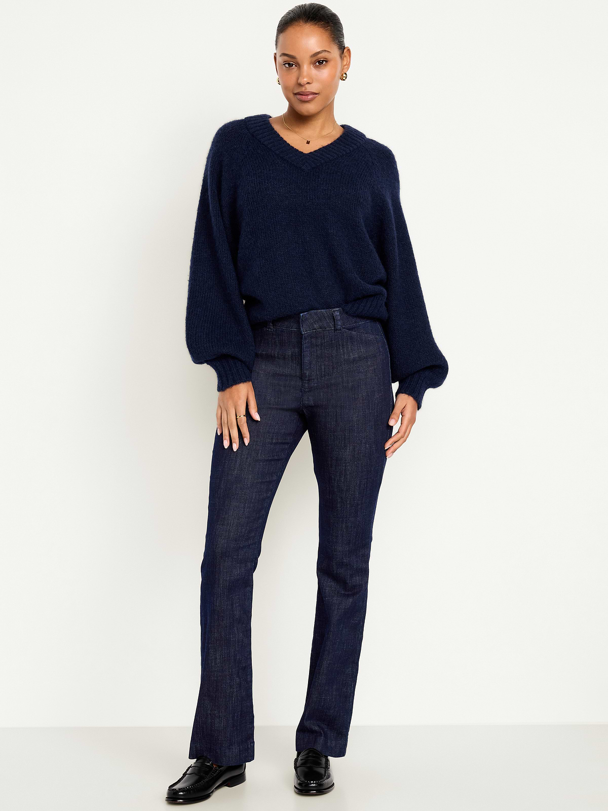 High-Waisted Pixie Flare Pants