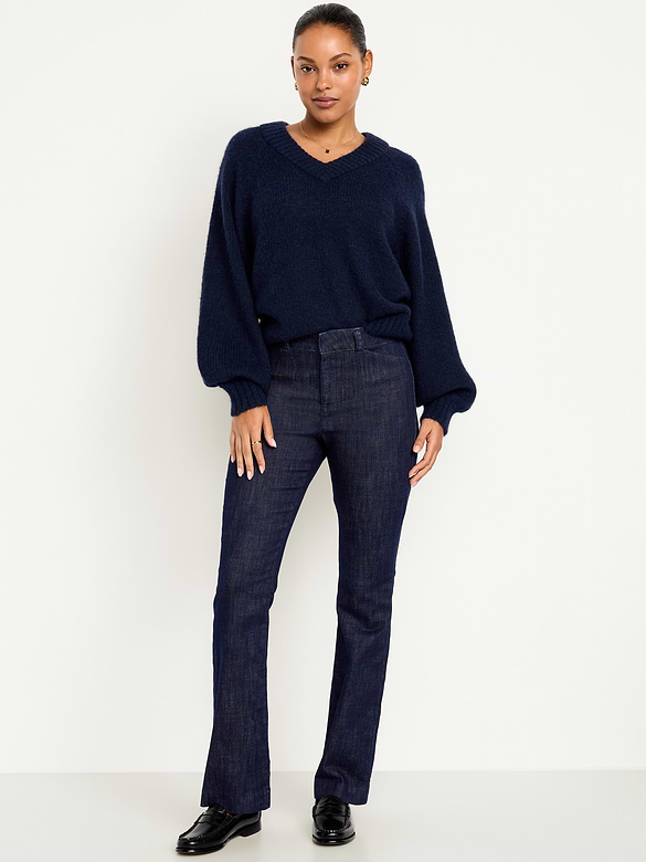 High-Waisted Pixie Flare Pants