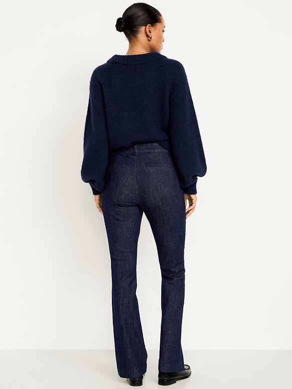 High-Waisted Pixie Flare Pants