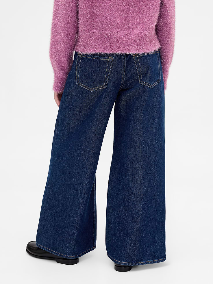 Image number 4 showing, Kids Low Rise Easy Metallic Baggy Jeans