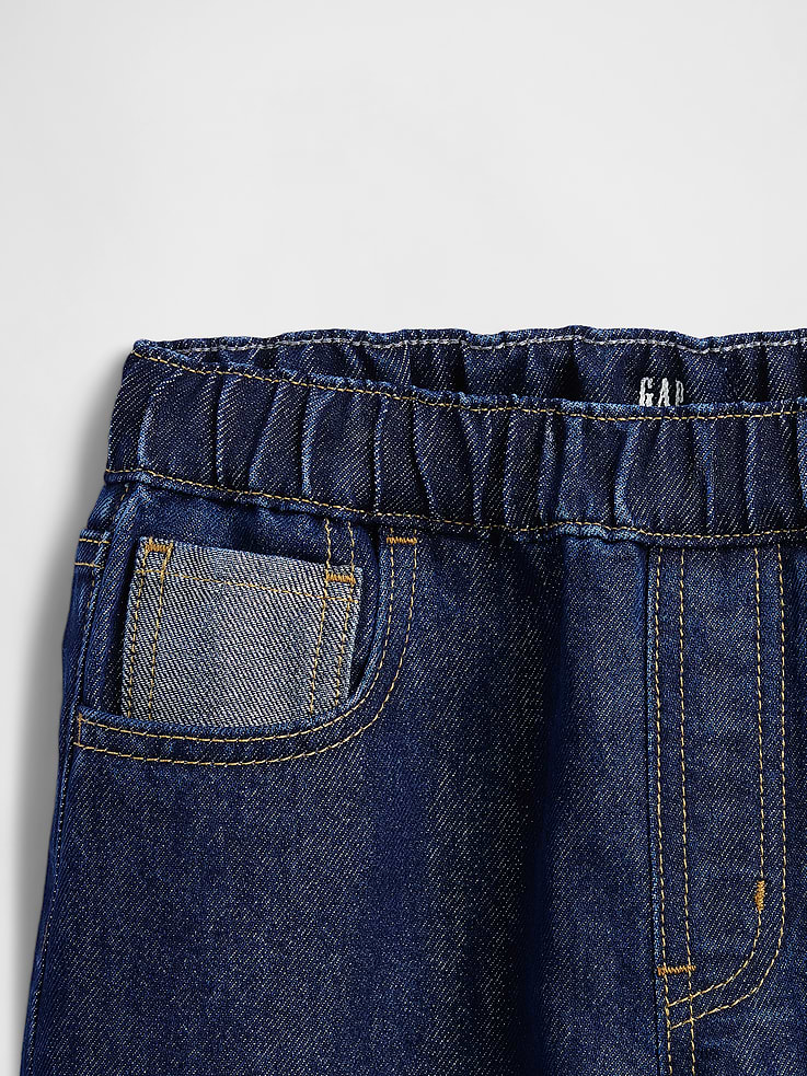 Image number 6 showing, Kids Low Rise Easy Metallic Baggy Jeans