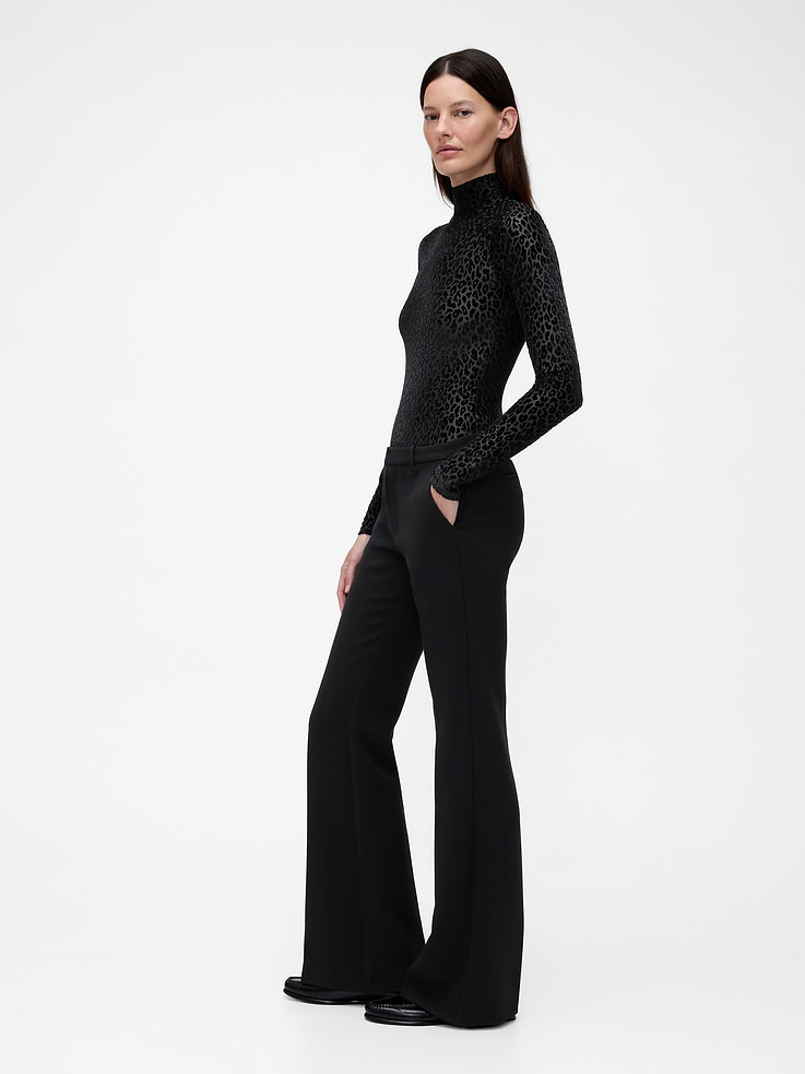 Image number 2 showing, GapStudio Burnout Velvet Leopard Bodysuit