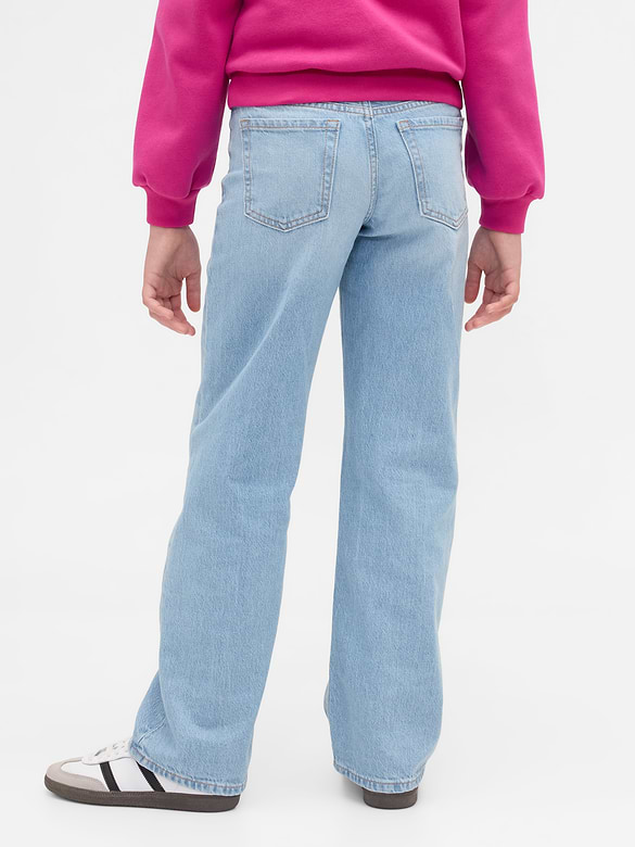 Kids Low Rise Relaxed Straight Jeans