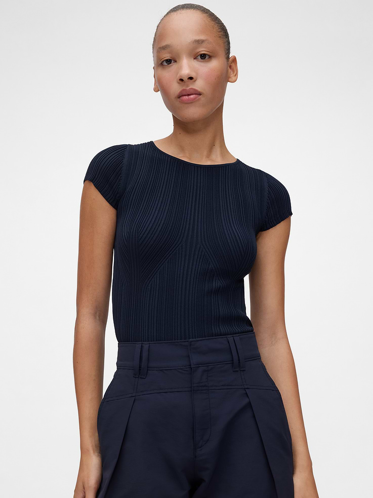 Image number 1 showing, GapStudio Rib T-Shirt