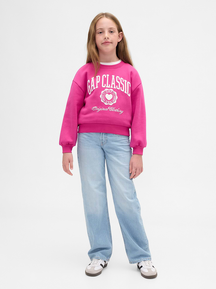 Image number 1 showing, Kids Low Rise Relaxed Straight Jeans
