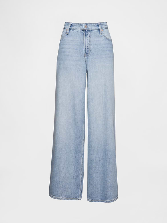 Curvy Mid Rise UltraSoft Baggy Jeans