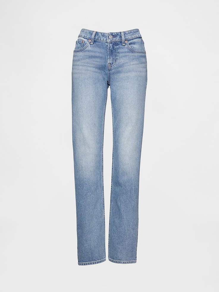 Image number 5 showing, Curvy Low Rise '90s Slim Straight Jeans