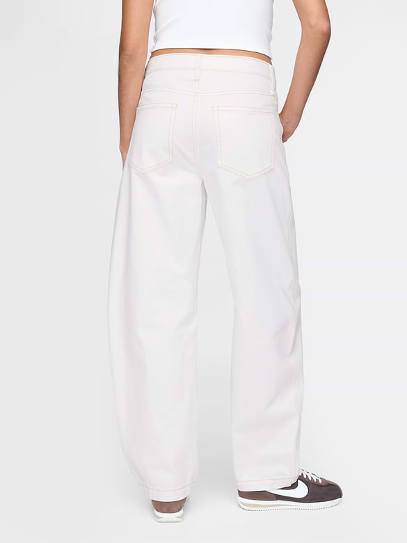 High Rise Barrel Carpenter Jeans