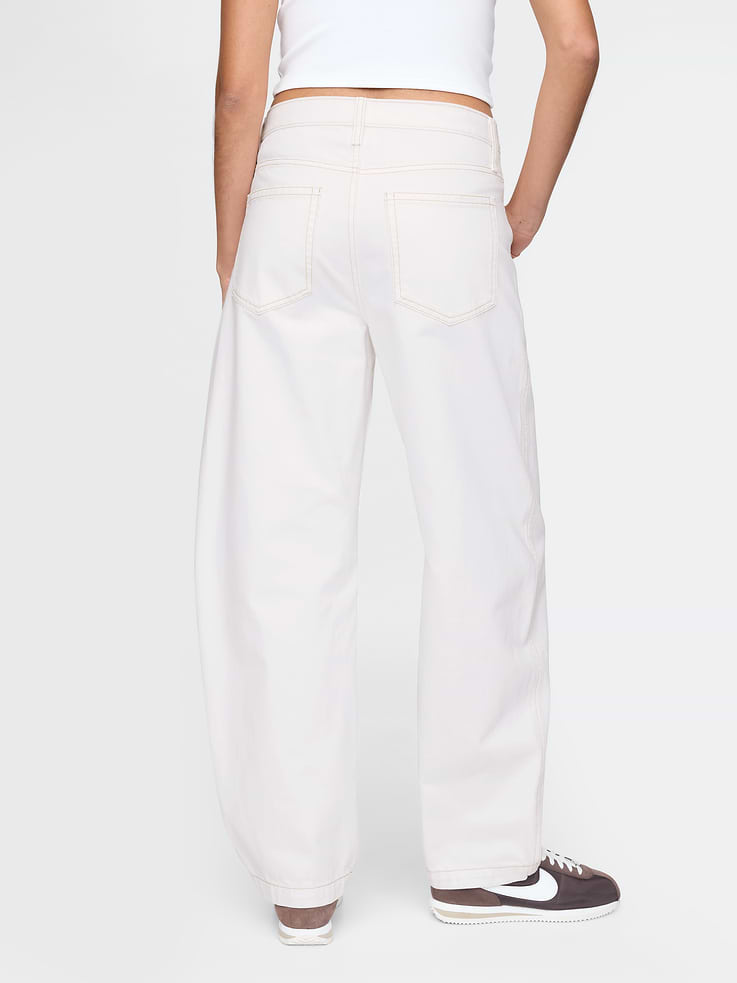 Image number 4 showing, High Rise Barrel Carpenter Jeans