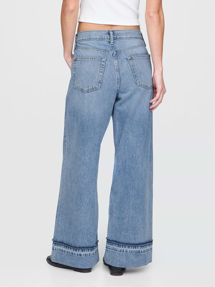 Image number 4 showing, Mid Rise UltraSoft Baggy Jeans