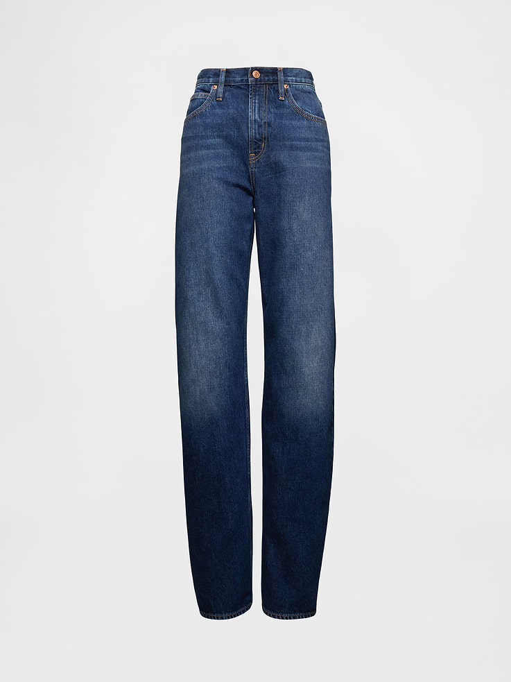 Image number 5 showing, High Rise Barrel Jeans