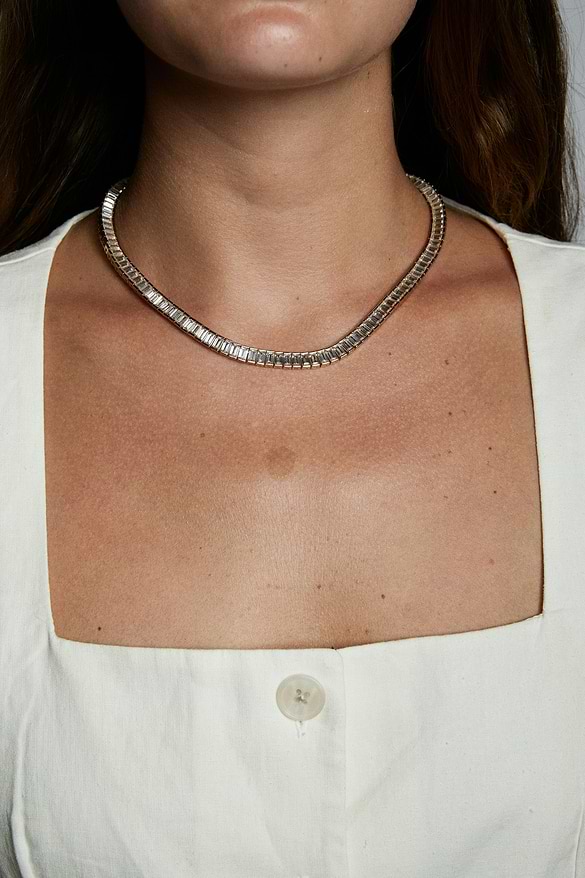 HART Baguette Tennis Necklace