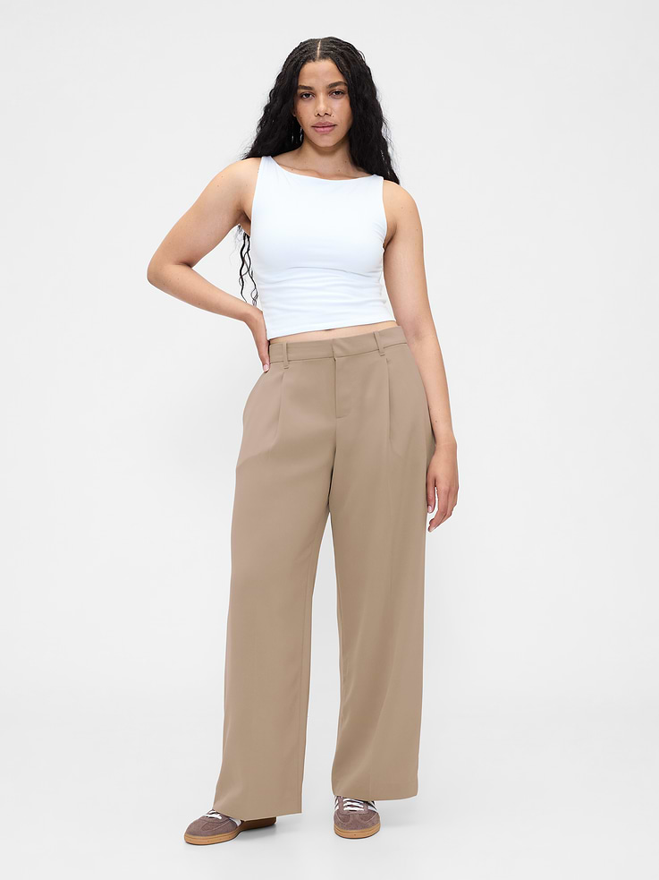 Image number 5 showing, 365 Low Rise Pleated Wide-Leg Trousers
