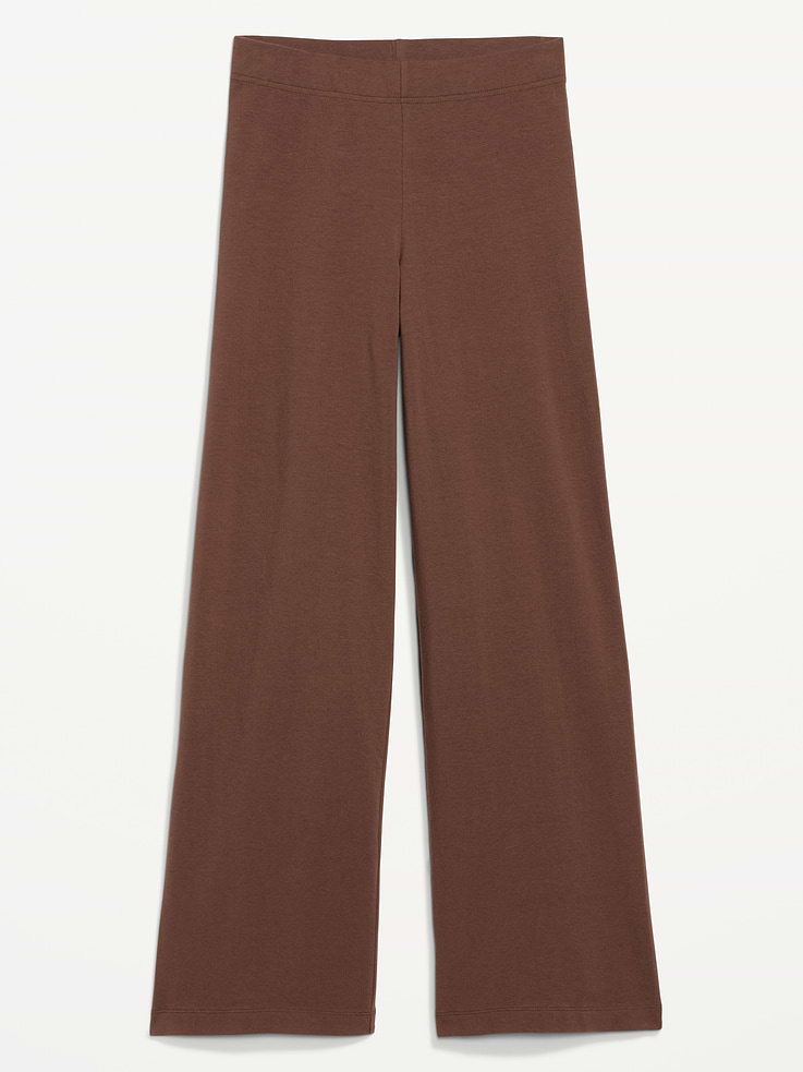 Image number 4 showing, High-Waisted Fashion Wide-Leg Leggings