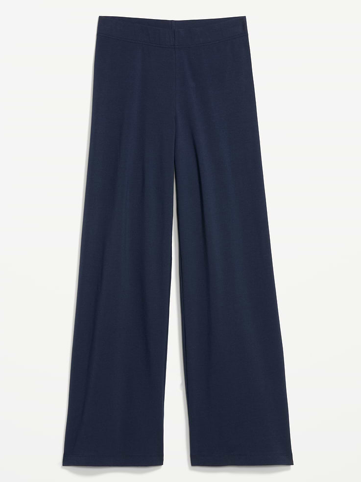Image number 4 showing, High-Waisted Fashion Wide-Leg Leggings