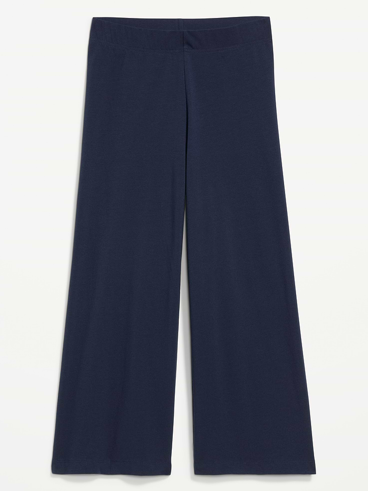 Image number 4 showing, High-Waisted Fashion Wide-Leg Cropped Leggings