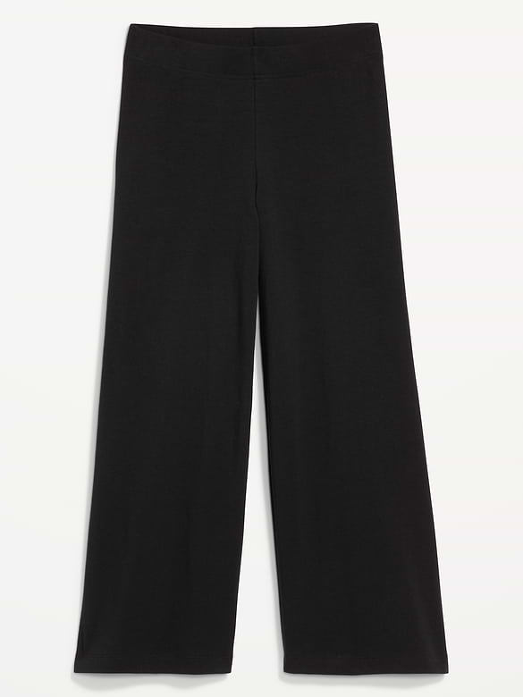 High-Waisted Fashion Wide-Leg Cropped Leggings
