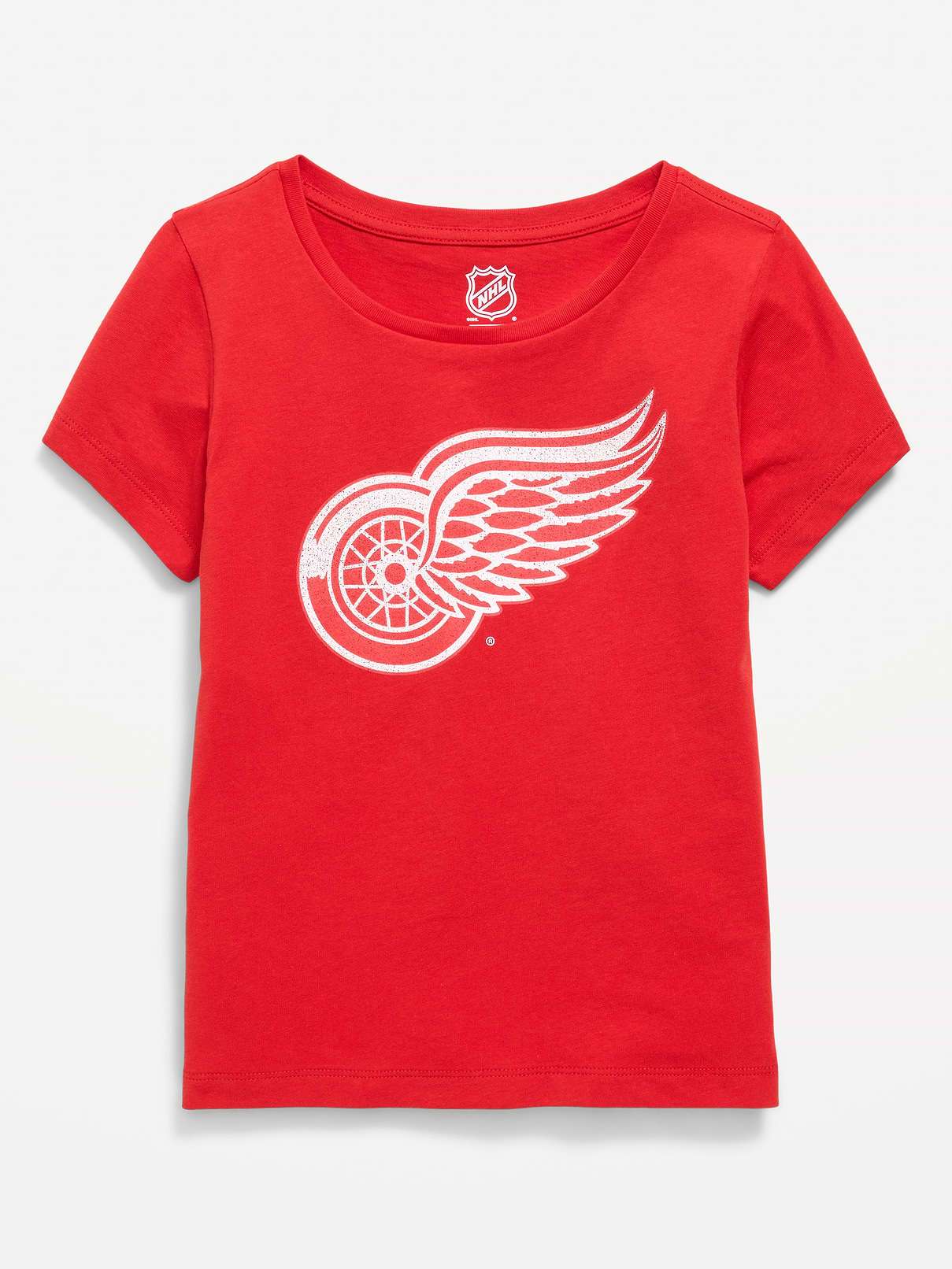 Image 1 of 2, crew neck, short sleeves, drop shoulders, graphic at front, Product #887171