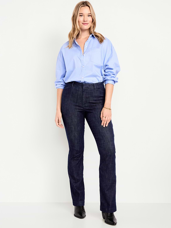 High-Waisted Pixie Flare Pants