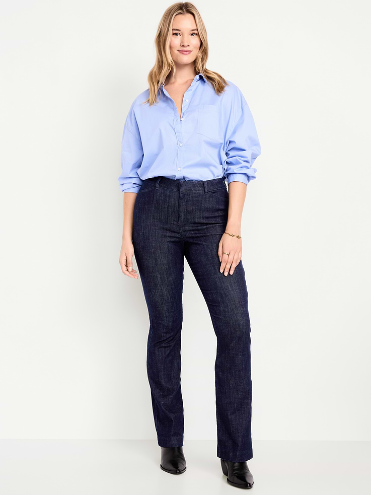 Image number 5 showing, High-Waisted Pixie Flare Pants