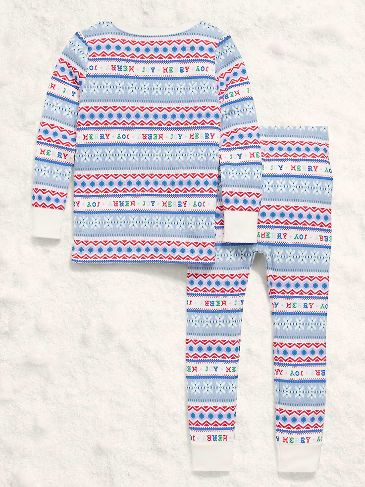 Image number 2 showing, Printed Snug-Fit Pajama Set for Toddler & Baby