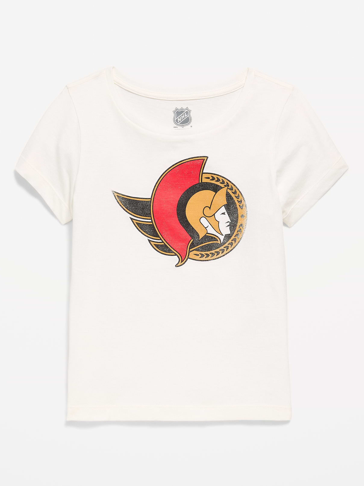Image 1 of 2, crew neck, short sleeves, drop shoulders, graphic at front, Product #887171