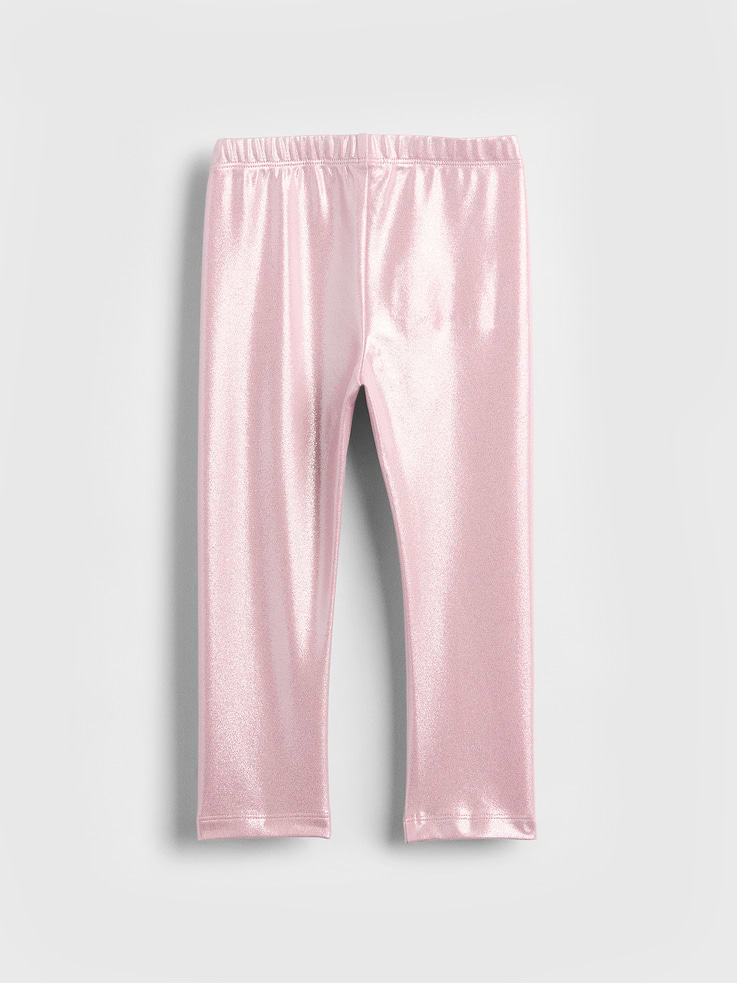 Image 2 of 3, Baby & Toddler Shine Leggings