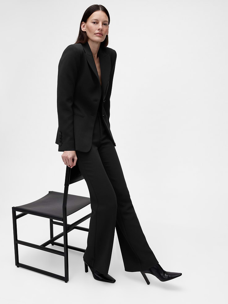 Image number 1 showing, GapStudio Low Rise Boot Trousers