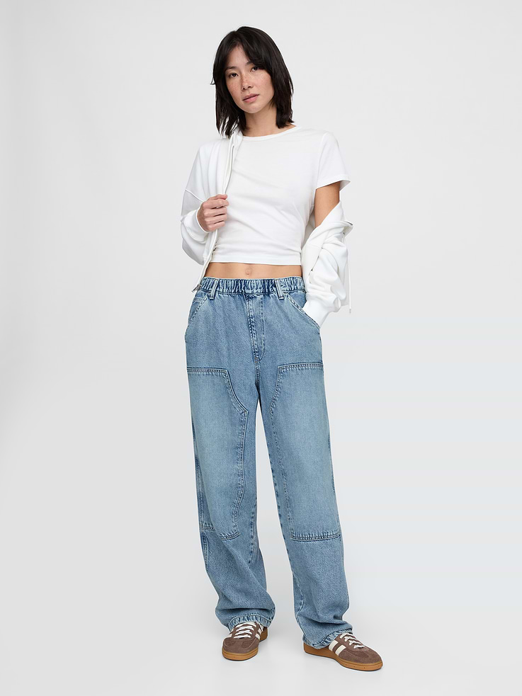 Image 6 of 7, UltraSoft Baggy Jeans