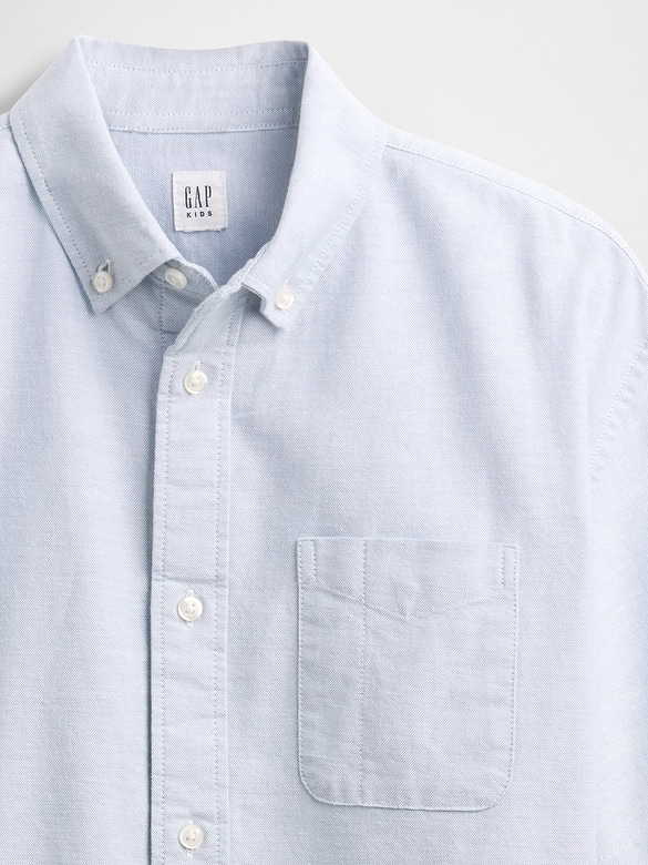 Kids Uniform Relaxed Oxford Shirt