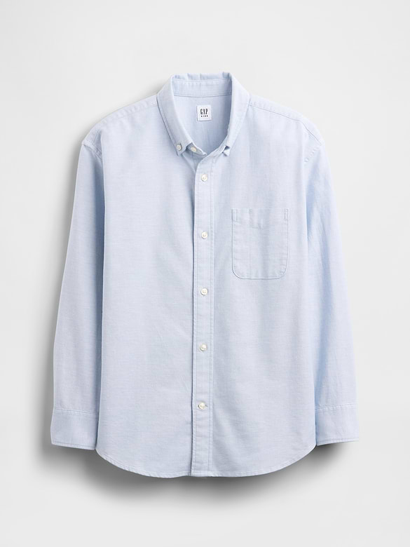 Kids Uniform Relaxed Oxford Shirt