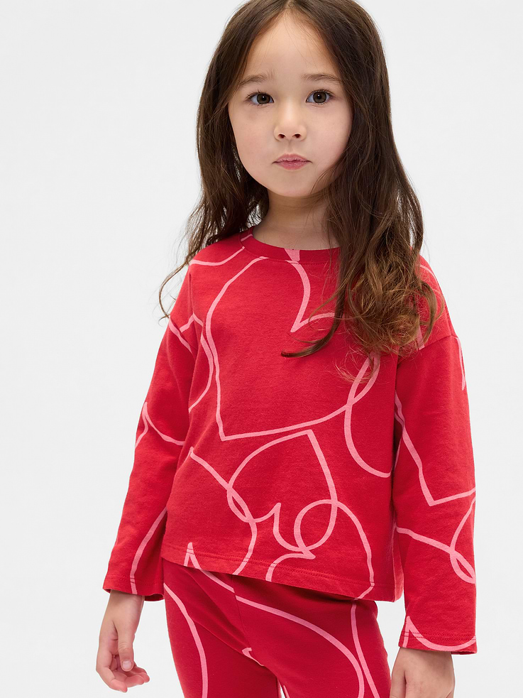 Image number 1 showing, Baby & Toddler Mix & Match Drop-Shoulder T-Shirt