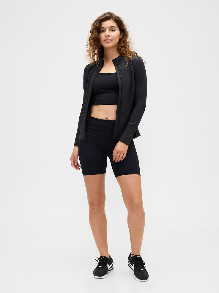Image number 3 showing, GapFit Recycled Studio Jacket
