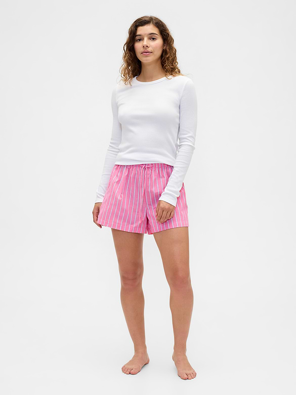 Poplin PJ Shorts