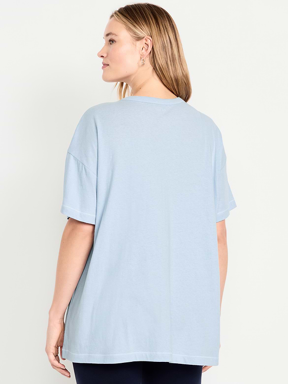 T-shirt tunique passe-partout surdimensionné