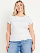 Image 8 of 9, Snug Boatneck T-Shirt
